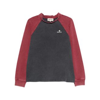 Shushu/Tong Sweatshirts, female, Gray, Size: 2XS Logo Raglan Sweater