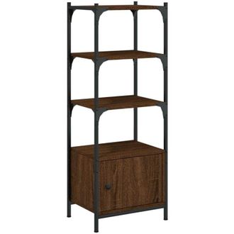 vidaXL Libreria 3 Ripiani Rovere Marrone 41x30x109,5 Legno Multistrato - Vidaxl