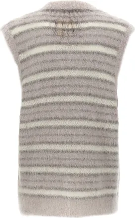 Marni Mens Gray Mohair Sweatshirt Clothing