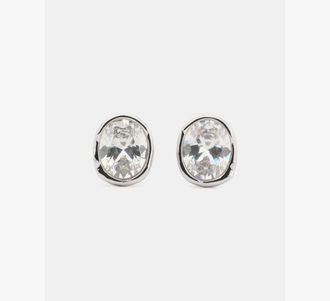 Kate Spade New York Womens High Shine Stud Earrings in Beige