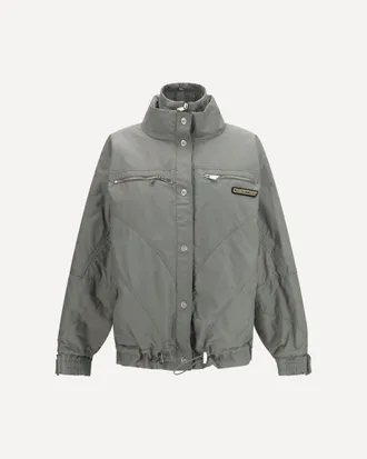 The Attico High-neck Bomber with zips Female 38