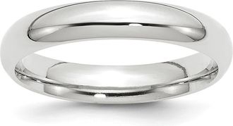 Diamond2Deal Platinum 4mm Comfort-Fit Wedding Band Ring