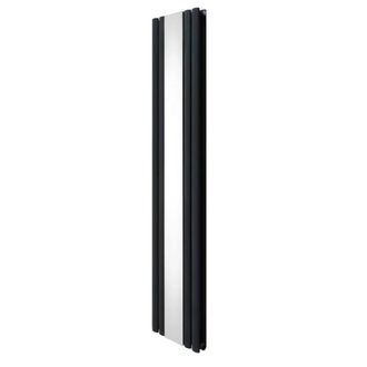MonsterShop Oval Mirror Radiator - 1800mm x 380mm - Anthracite Grey