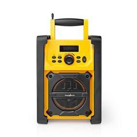 Nedis Radio Fm Radio En El Lugar De Trabajo Fm Alimentado Por Bateriaadaptador De Corriente Digitales 15 W Tamano De Pantalla 22 - Pantalla Azul Blanca Blue