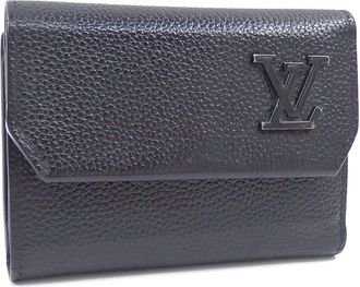 Louis Vuitton Black Wallet (Tri-Fold) (Pre-Owned)