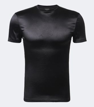 Gucci Camiseta de sat&eacute;n de jersey