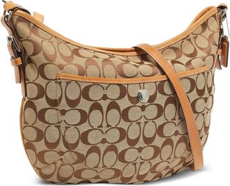 Coach Borsa a tracolla con monogramma - Toni neutri
