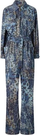 Roberto Cavalli Donna, Jumpsuits, Blu, S, new