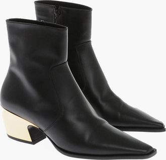 Bottega Veneta Stivaletti Texani TOKYO in Pelle con Tacco Metallico 5cm Bottega Veneta