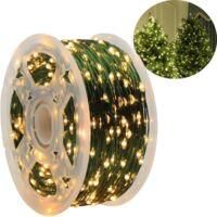 OEM Guirnalda De Luces Led De 50 M - 500 Leds Blanco C&aacute;lido - Resistente Al Agua Ip44 - Control Remoto - 8 Modos De Iluminaci&oacute;n - Decoraci&oacute;n Para &Aacute;rbol De