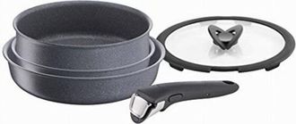 Lagostina Lagostina Ingenio Mineralis Set di Pentole Grigio