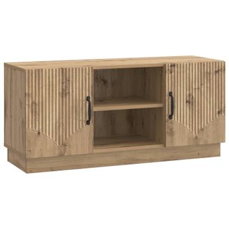 vidaXL Mueble De Tv Roble Artesanal 102 X 34,5 X 47 Cm Vidaxl