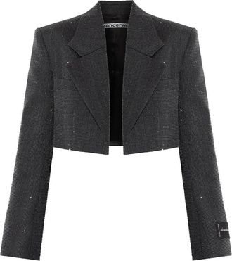 Alexander Wang Cropped blazer - Grijs