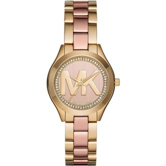 Michael Kors Womens Ladies Watch Quartz rose gold Stainless Steel - One Size