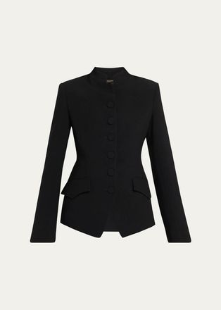 Ronny Kobo Alec Slim Crepe Jacket