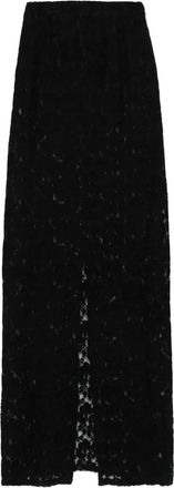 Miau by Clara Rotescu Gonna Zuniga in pizzo - Nero