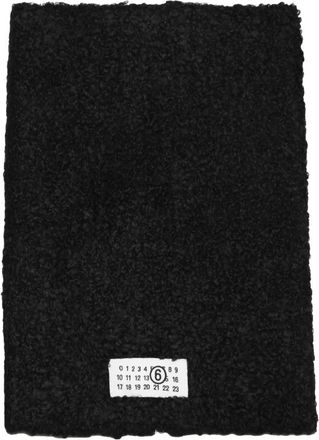 Maison Margiela Zip-Up Sjaal - Dames - Wintersjaals - Zwart - ONE Size - Wol - Accessoires