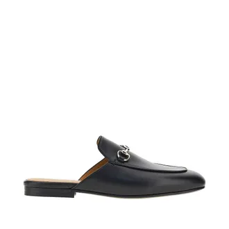 Gucci Leather Princetown sabot with Horsebit Woman 38