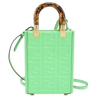 Fendi Pre-owned Vintage Mini Handbag - Dames - Pre-owned - Groen - Maat: ONE Size Leer