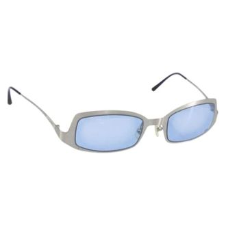 Chanel Pre-owned Accessories, female, Blue, Size: ONE SIZE Pre-owned Vintage Sunglasses