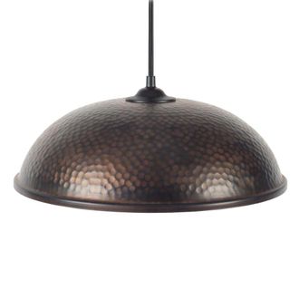 Tosel Suspensi&oacute;n metal Alt.70cm negro ;Pantalla: negro,cobre