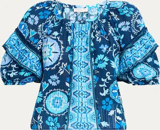 Ramy Brook Rebeca Scoop-Neck Blouse