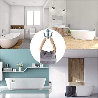 OEM Soporte De Papel Higi&eacute;nico Industrial De Pared Con Cuerda De Yute - Soporte Multifuncional Para Toallas Para Decoraci&oacute;n De Ba&ntilde;o Y Uso Dom&eacute;stico