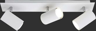 Trio Marley 3 Spots Ceiling Mount Gu10 35w Metal Blanco 802400301