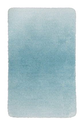 Wecon Home Alfombra de baño suave degradado turquesa 60x100