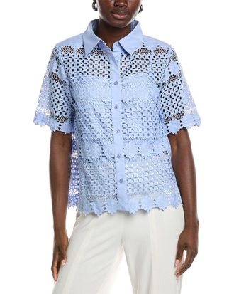 Gracia Eyelet Lace Shirt