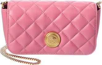 Versace Iconic Leather Wallet On Chain