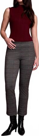 Tribal Pull On Ankle Pant In Ivy