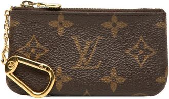 Louis Vuitton Portamonete Pochette Cles con monogramma 2002 - Marrone