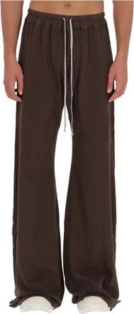Rick Owens Pusher Pants - Heren - Wijde Broeken - Bruin - XL - Katoen - Broeken