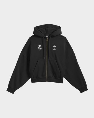 adidas x Willy Chavarria Mens Heavyweight Full-Zip Hoodie