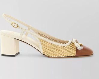 Valentino Garavani leather slingback sandals