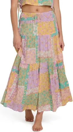 Billabong Just a Girl Maxi Skirt in Vintage Violet at Nordstrom, Size X-Small