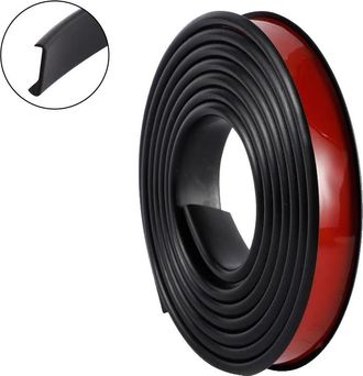 OEM Cinta De Cantos Autoadhesiva, Multiusos Para Protecci&oacute;n De Muebles, Color Negro-a, 5m-b, 12 Mm
