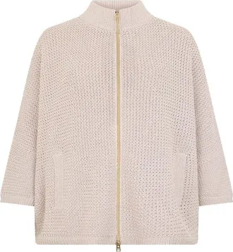 Herno Beige Cotton Womens Cardigan