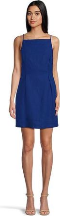 Madewell Kaddy Dress Womens Dress Bright Sapphire : 12, Linen
