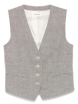 P.A.R.O.S.H. Bambu waistcoat - women - Acetate/Linen/Flax/Viscose - M - Neutrals