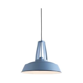 QAZQA Moderno Lámpara colgante vintage azul 43 cm - Living Acero Redonda Adecuado para led Max. 1 x 60 Watt - Qazqa
