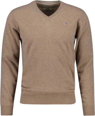 GANT Heren, Truien, Bruin, Maat: 3XL