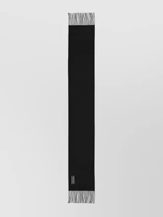 Our Legacy fringed edge scarf for everyday wear