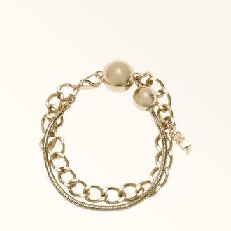 Furla Dots Charm Color Gold Oro Metallo Donna