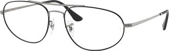 Ray-Ban Rx 6645 Optisch Montuur - unisex - Brillen - Zwart - 57 MM - Accessoires