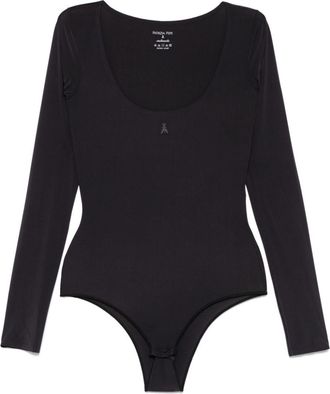 Patrizia Pepe Fly-motif bodysuit - Black