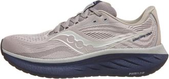 Saucony Mens Ride 18 Sneaker, Dove/Navy, 7.5 UK
