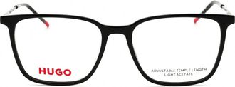 HUGO BOSS HG1288 Rectangular Plastic Eyeglasses - Black