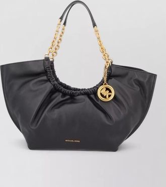 Michael Kors large leather tote bag
